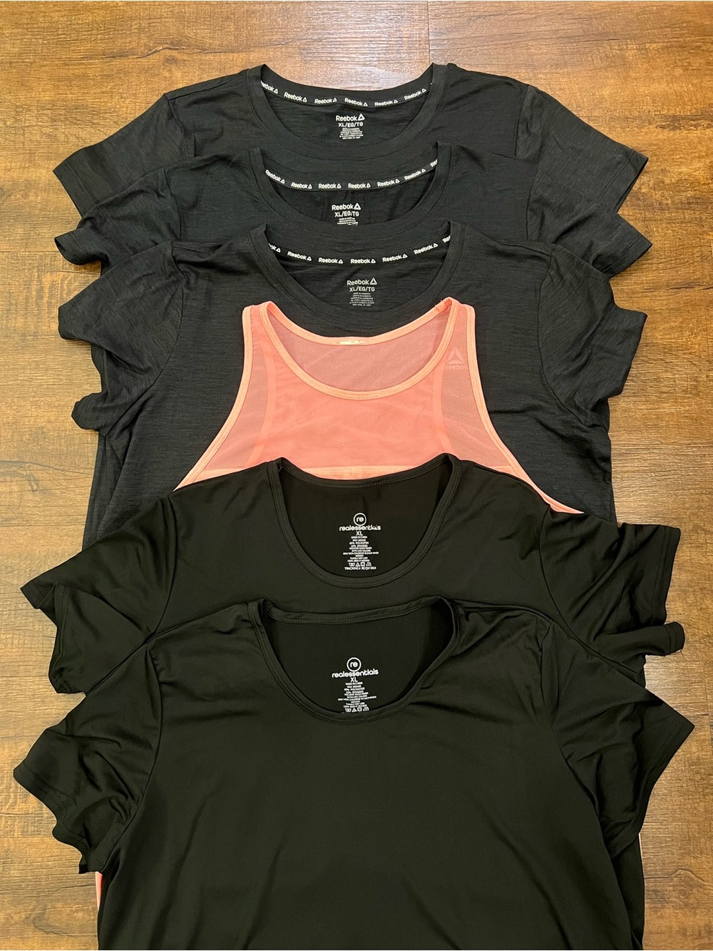 WOMEN’S 6 WORKOUT TOPS BUNDLE – Large (NWOT/Like New)
